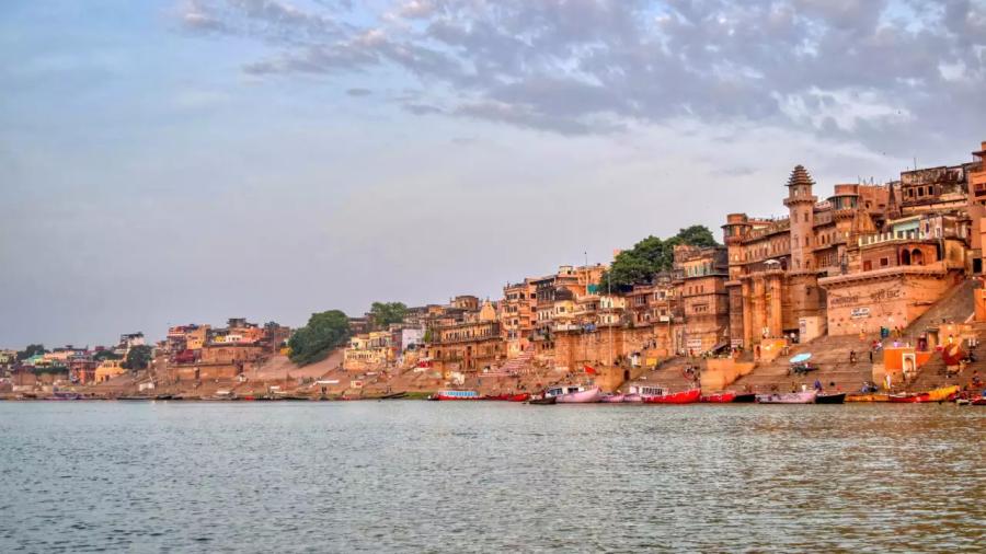 Positioned at the merging point of the Ganga Yamuna